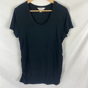 Market & Spruce Maternity Short Sleeve Black Dress Size XL